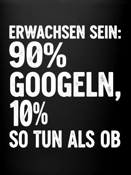 Être adulte : 90 % sur Google