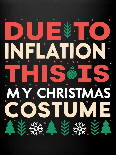 Weihnachtskostüm Humor Inflation