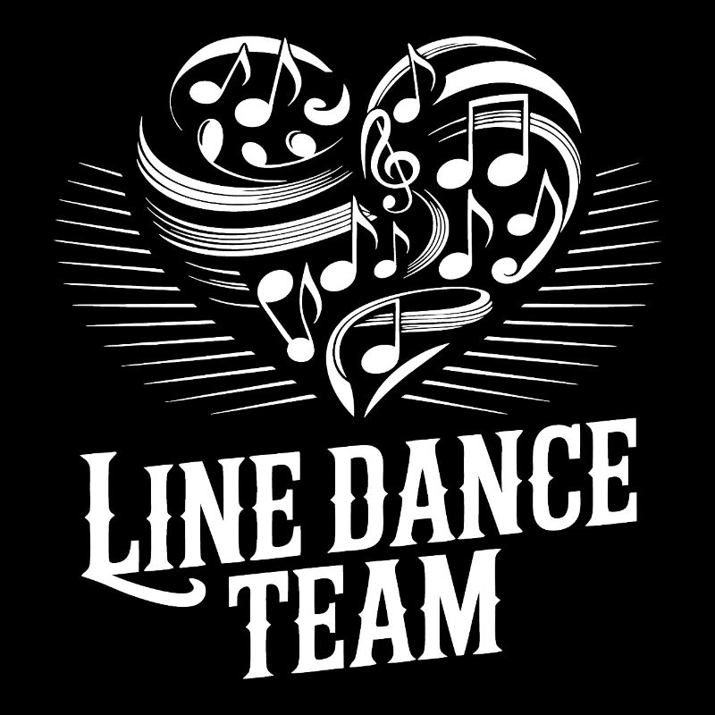 Heart Shape Line Dance Team Sheet Music