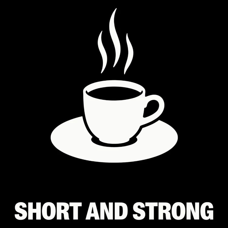 Short and Strong Coffee Cup
