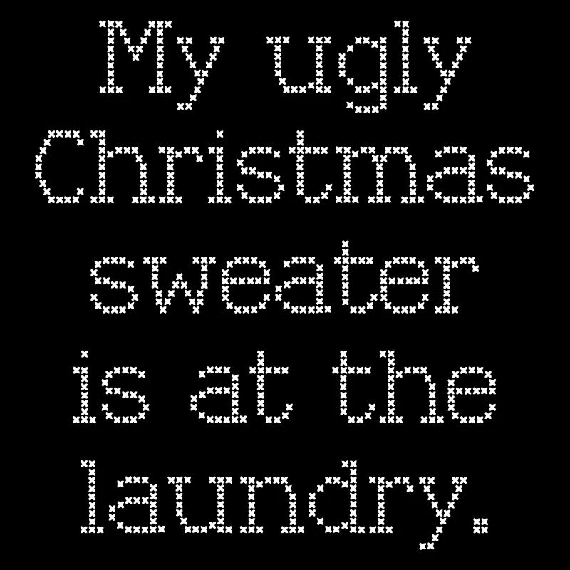 Lustiger Weihnachtspullover 