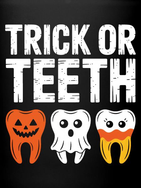 Trick oder Teeth Halloween-T-Shirt