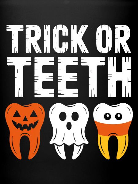 Trick oder Teeth Halloween-T-Shirt
