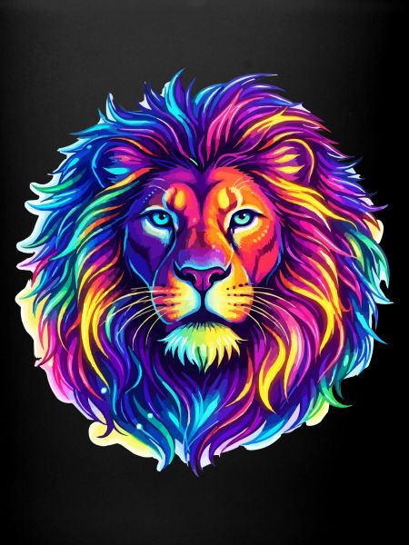 Lion Animal néon