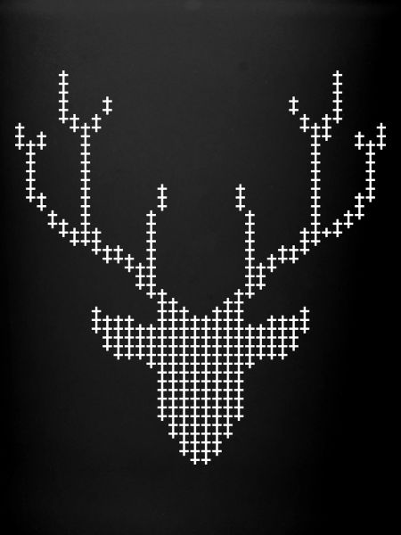 Pixel Deer-Geweihe