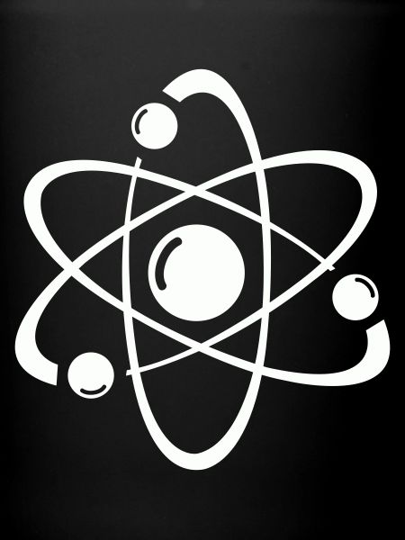 Atomic Model Line Art