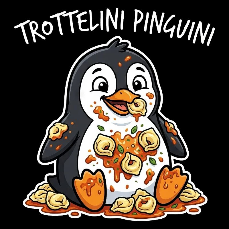 Trottelini Pinguini Pasta Cartoon