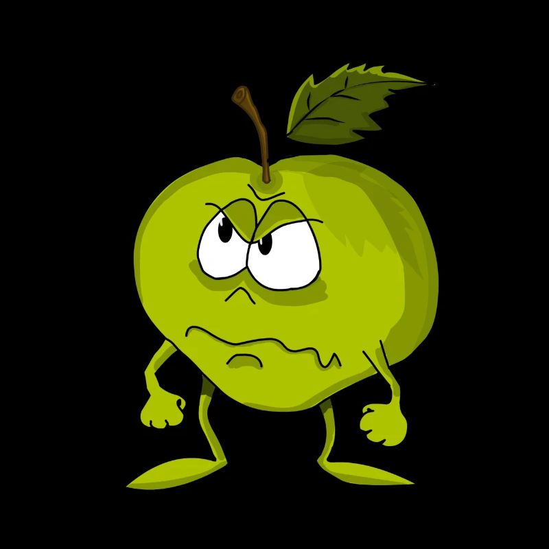 Wütender Apfel