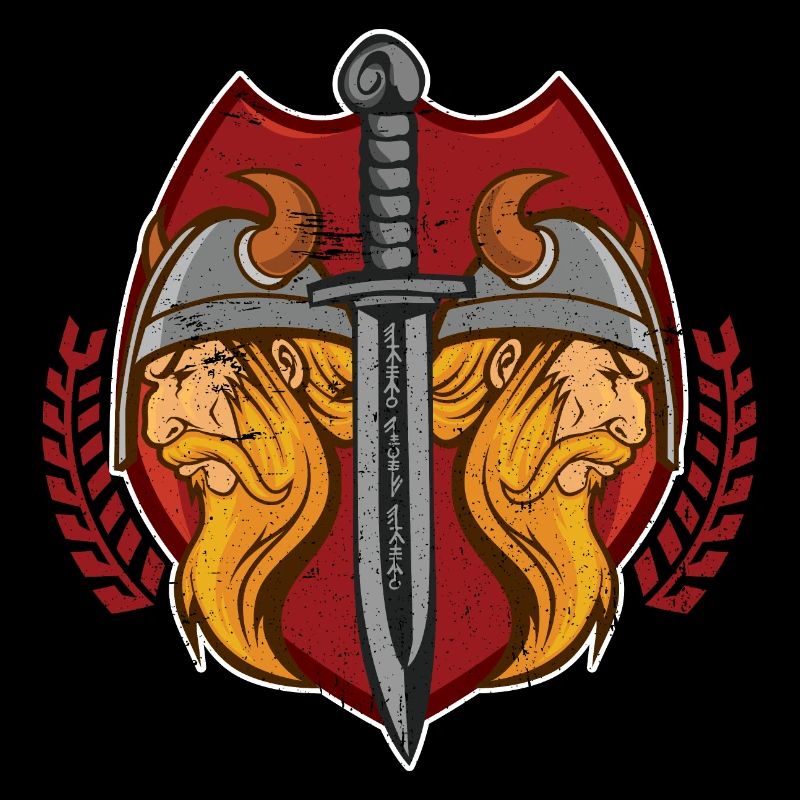 Wikinger Odin | Rabengott Krieger Walhalla Valknut