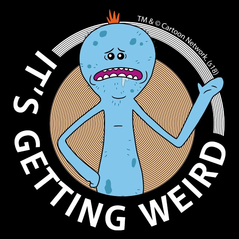 Rick And Morty Mr Meeseeks It's Getting Weird Mug