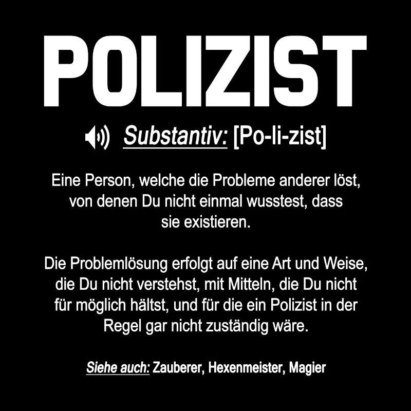 Polizist Definition