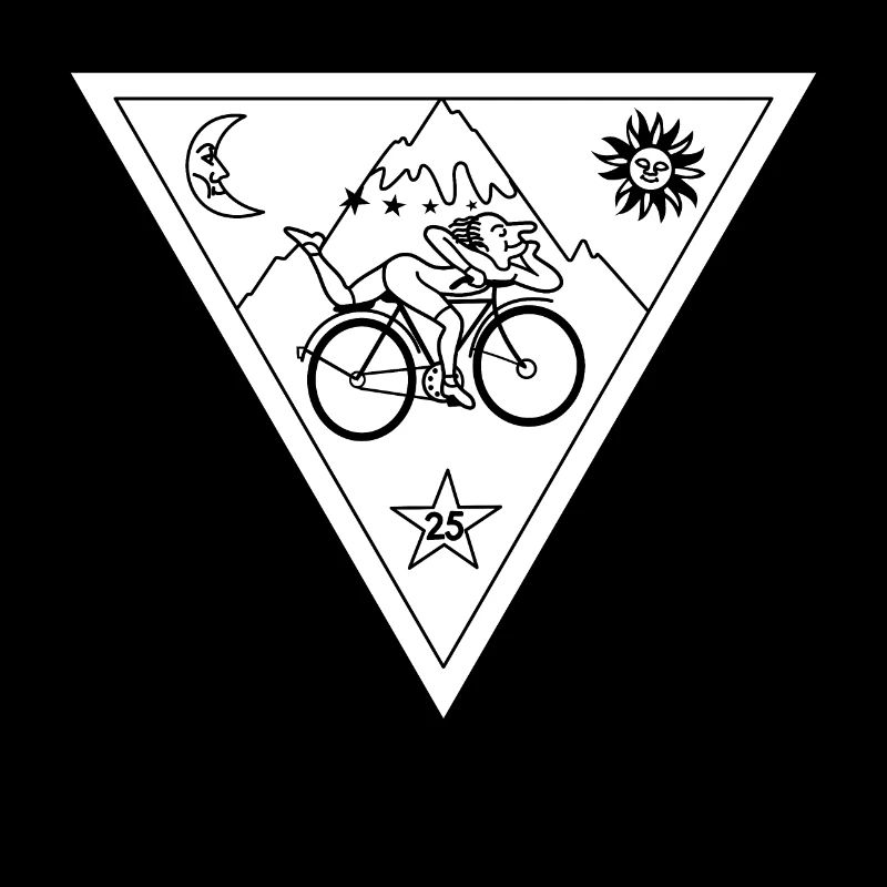 Albert Hofmann LSD Triangle Noir & Blanc