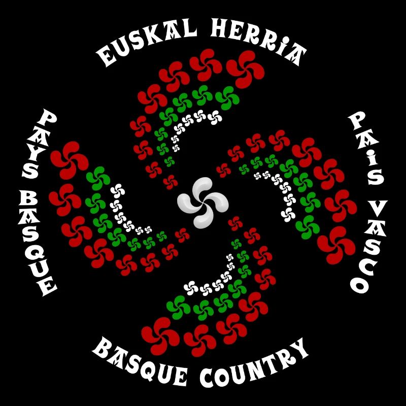 Lauburu Cross Basques