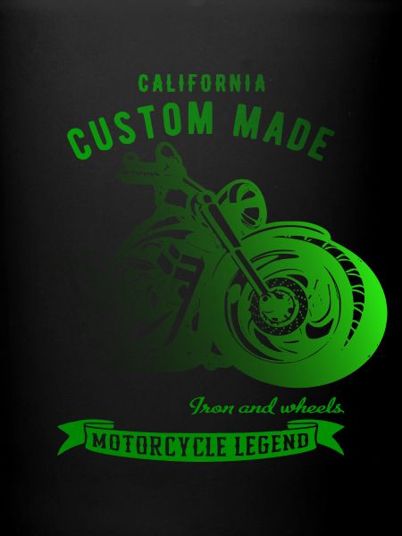 Moto Chopper Retro Design