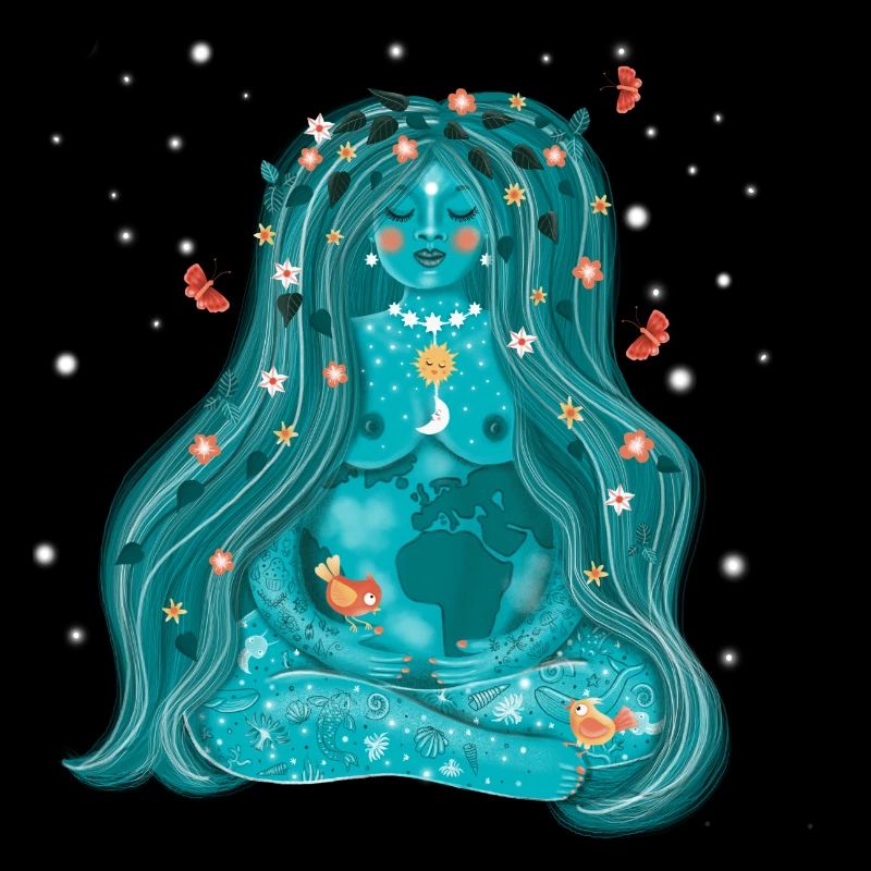 Terre Mère Gaïa - Déesse Primordiale de Toute Vie