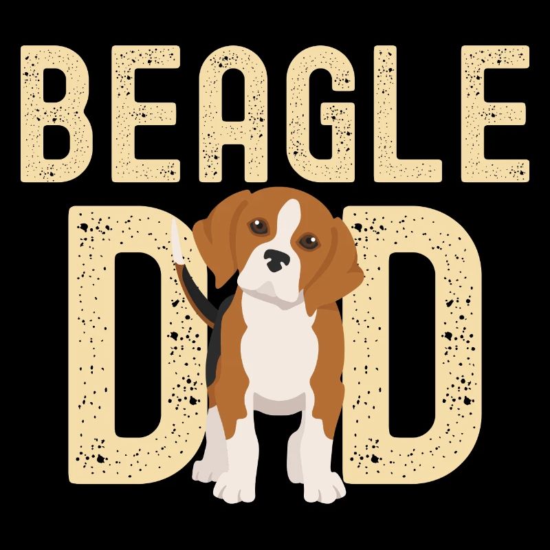 Beagle Papa Hund süßer Beagle kawaii