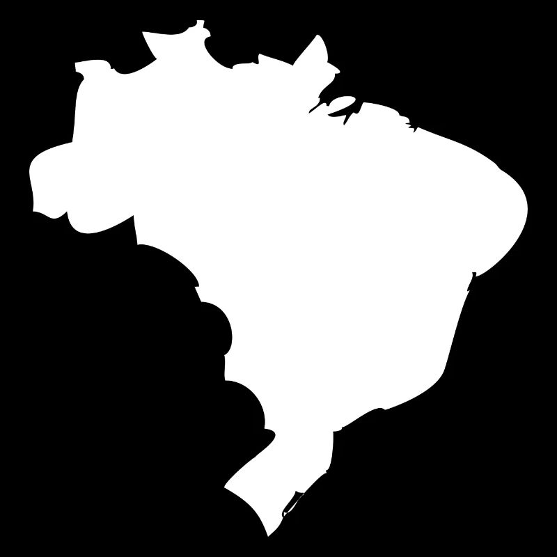 Brazil map flag