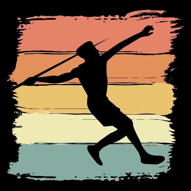 Javelin throw retro