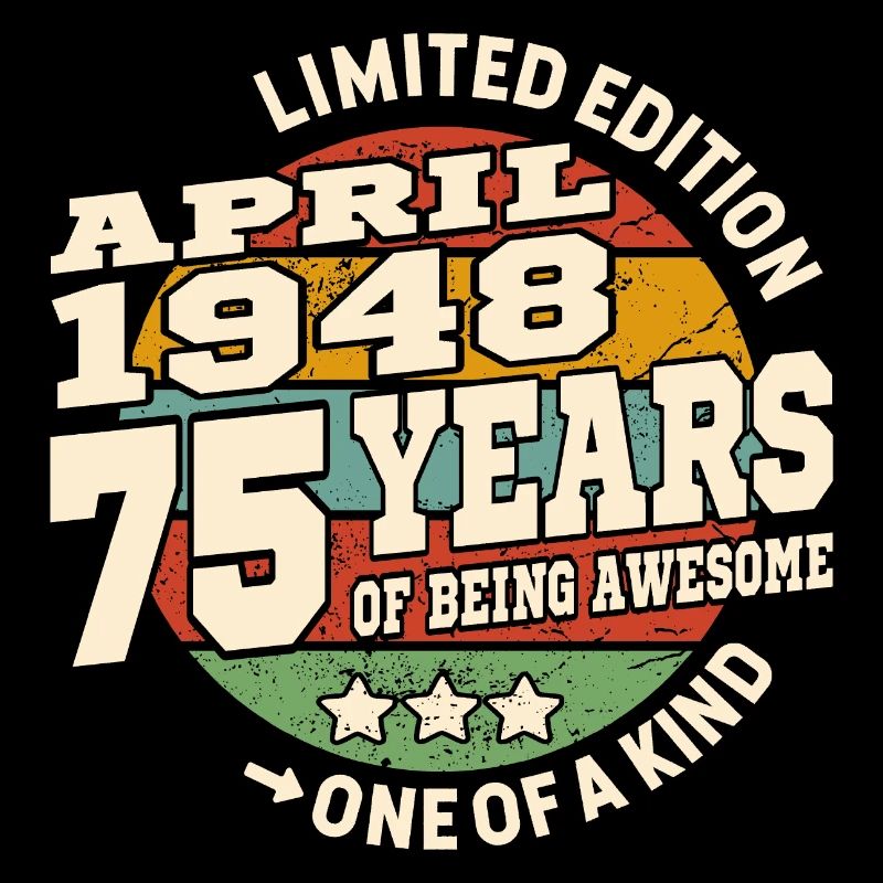Né en avril 1948 - 75 ans