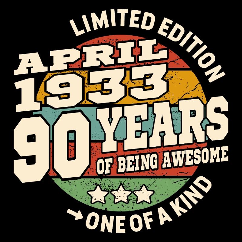 Né en avril 1933 - 90 ans