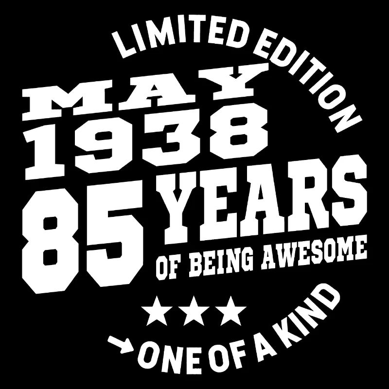 85 ans - anniversaire mai 1938