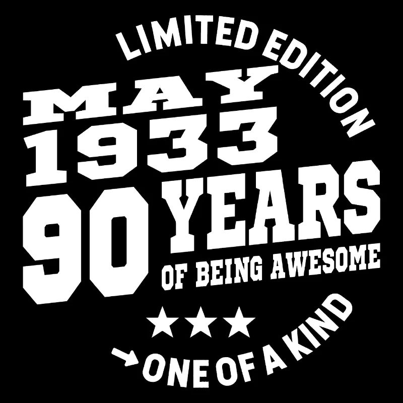 90 ans - anniversaire mai 1933