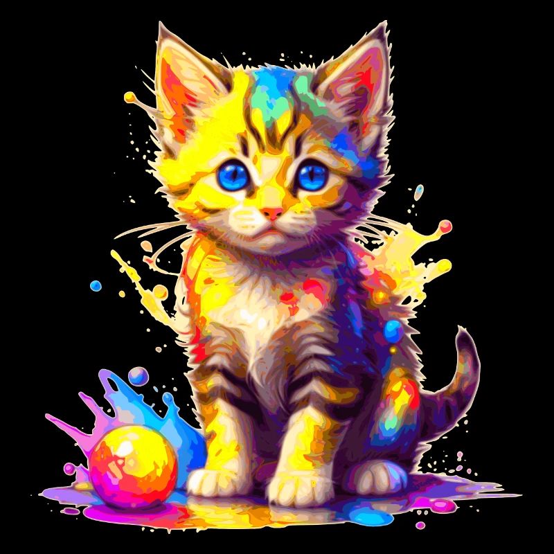 Colorful Kitty