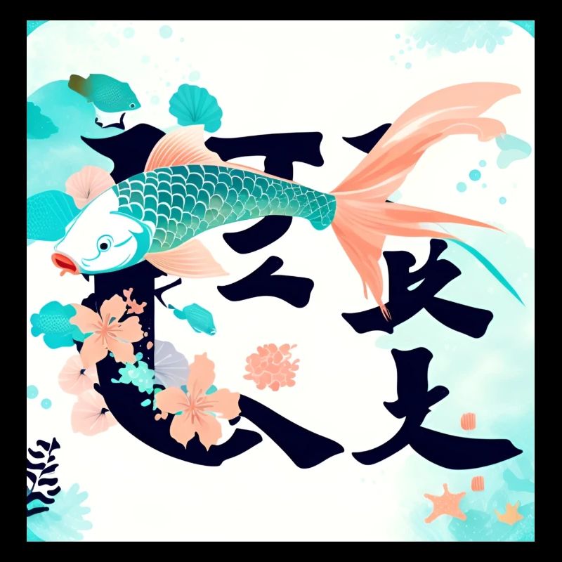Koi karpfen,koi, karpfen,japanisch, kawaii