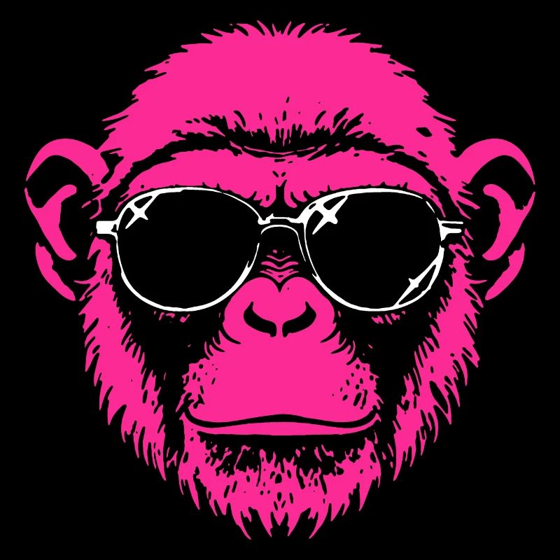 Affe mit Sonnenbrille