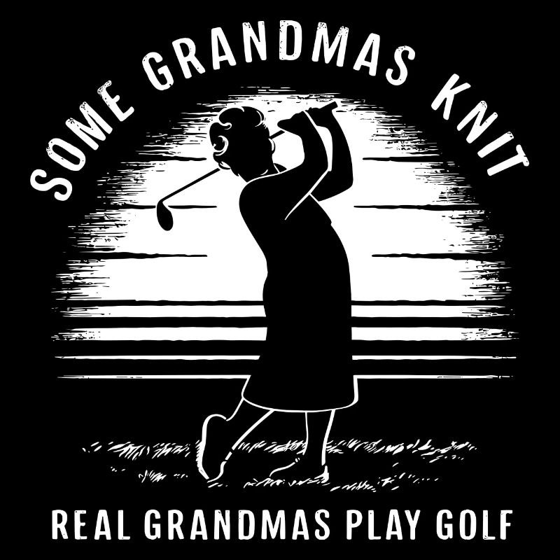 Echte Omas spielen Golf