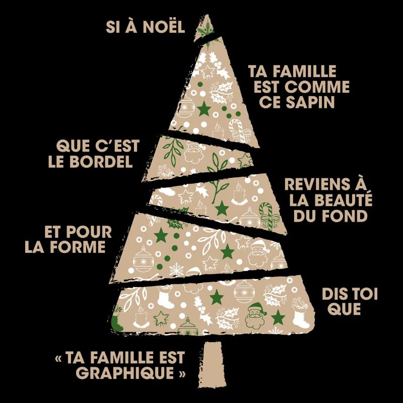 CHRISTMAS TREE GRAPHIC DECORATION
