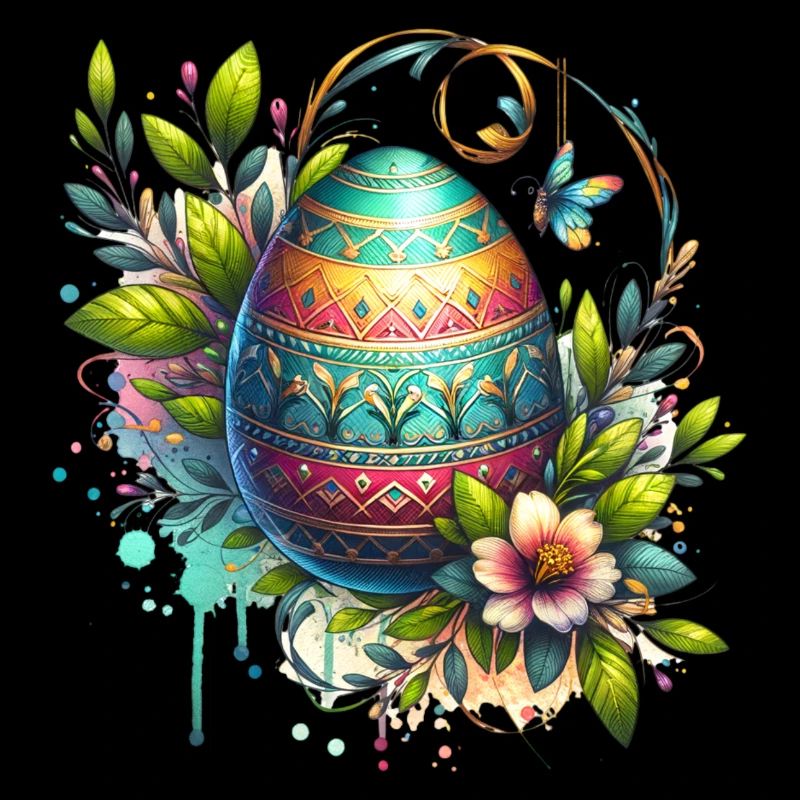 Colorful Easter Egg