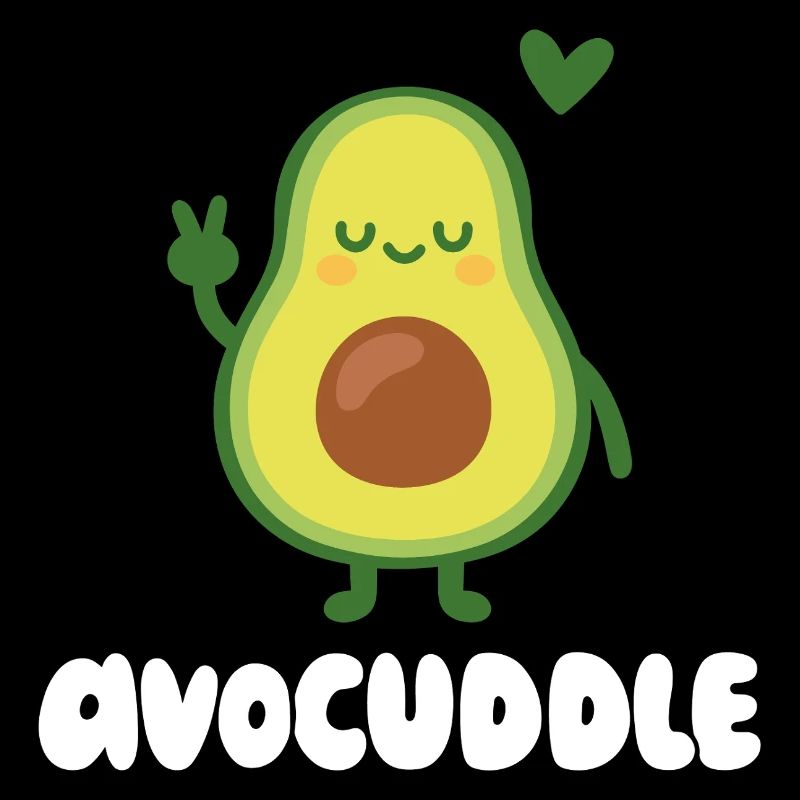 Avocuddle Peace Avocado Design