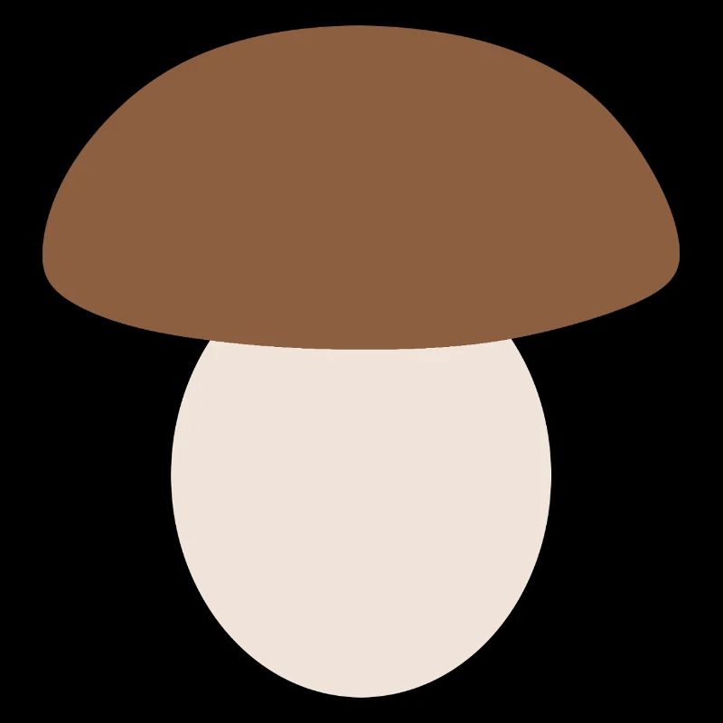 Art minimaliste de la nature des champignons
