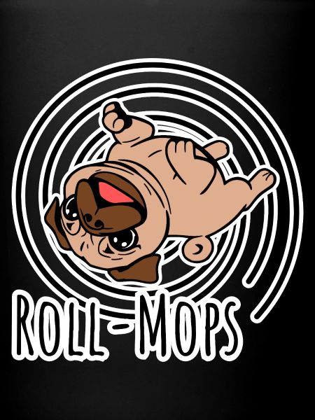 Rollender Mops - Ein Roll-Mops