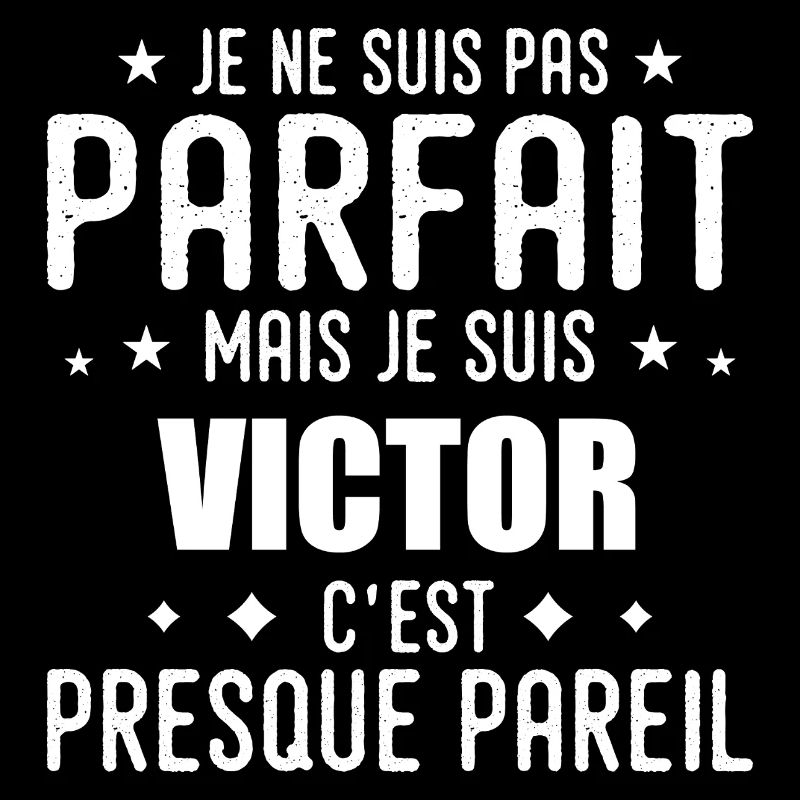 Victor: authentic, imperfect, top, perfection