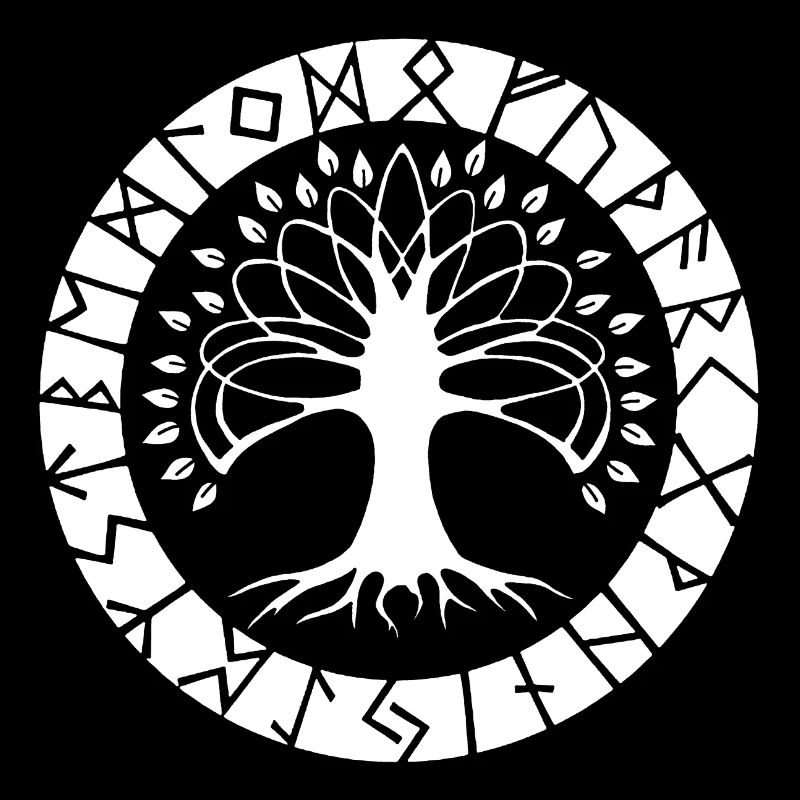 Weißer Runenbaum