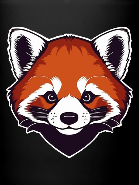 Panda roux (tête)