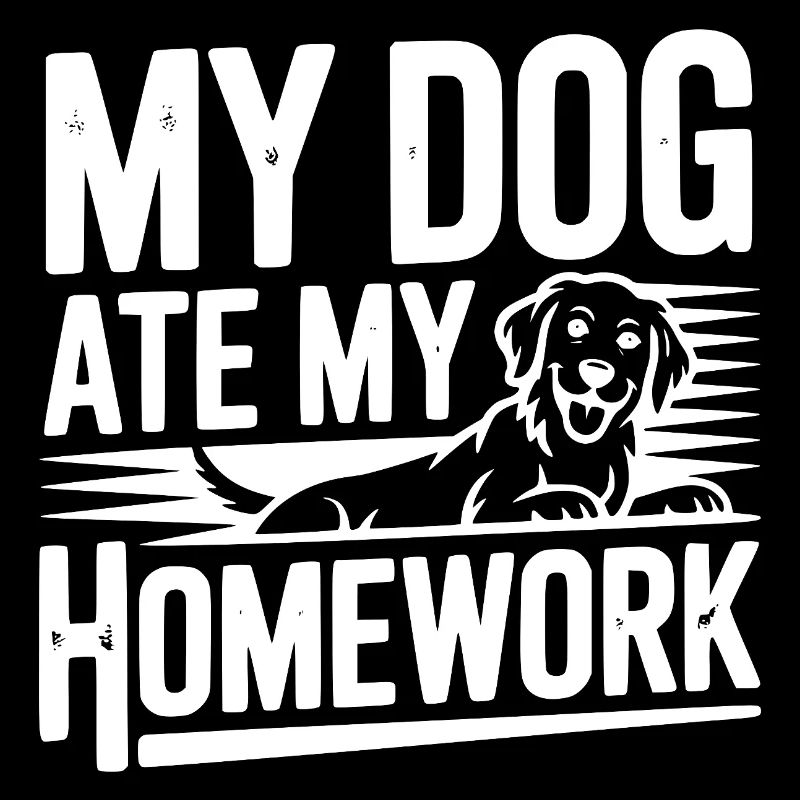 Mon chien a mangé mes devoirs