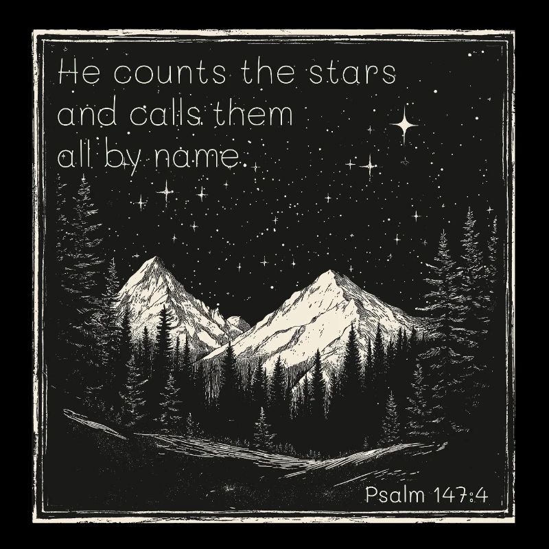 Ciel étoilé chrétien