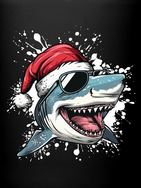 Requin Noël Drôle Noël