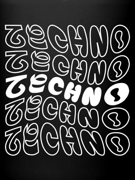 Geometrisches Techno-Logo-Design