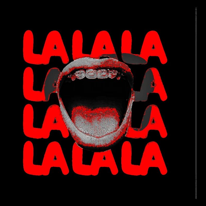 LALA Scream Typografie