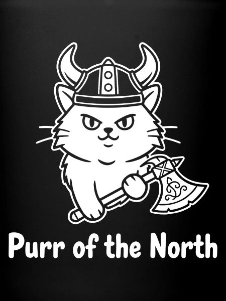 Viking Cat with Axe