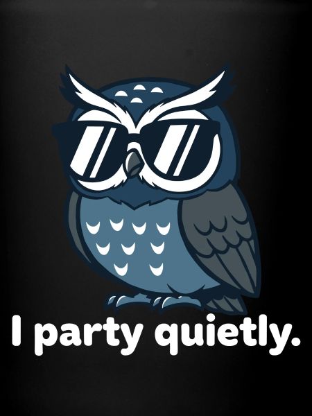 Cool owl with sunglasses