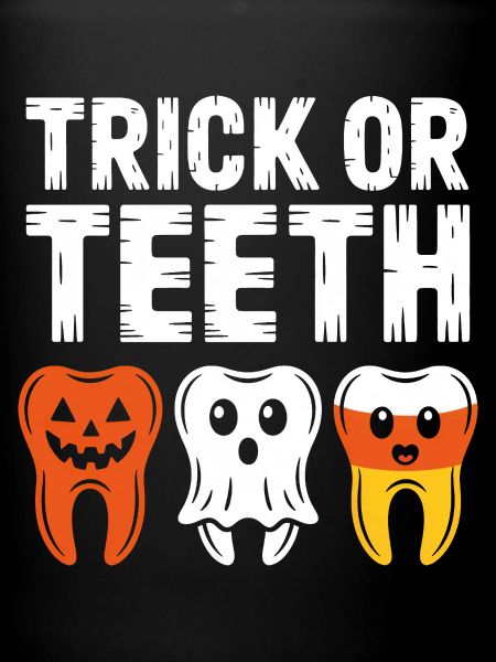 Trick oder Teeth Halloween-Trio