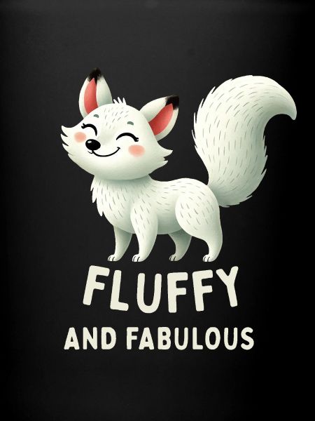 Fluffy White Fox