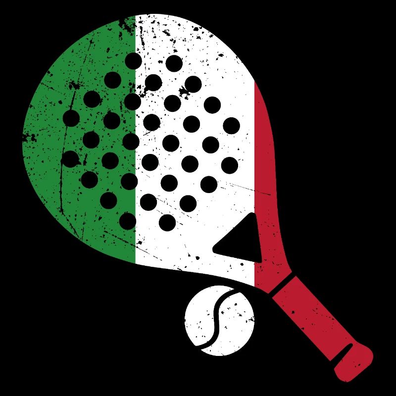 Raquette de padel style Italien