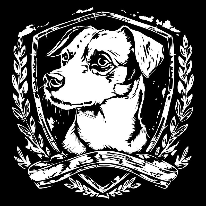 Chien de garde dans les armoiries