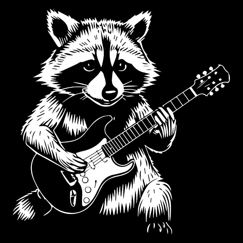 Raccoon Rock Guitar Jam